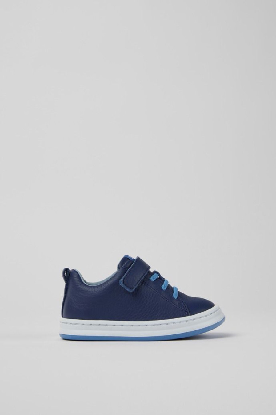 Camper Zapatillas | Sneakers Azules De Piel Para Ninos