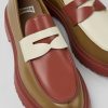 Camper Zapatos De Vestir | Mocasin De Piel Multicolor Para Hombre