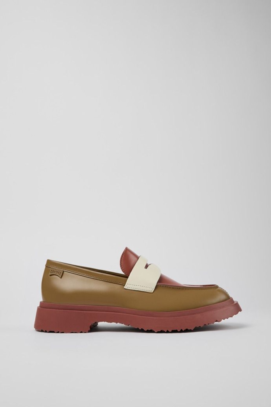 Camper Zapatos De Vestir | Mocasin De Piel Multicolor Para Hombre