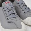 Camper Zapatillas | Sneakers Grises De Tejido Para Hombre