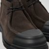 Camper Zapatos De Vestir | Zapatos Grises De Nobuk Para Hombre