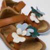 Camper Sandalias | Sandalias Marrones De Piel Para Ninos