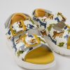 Camper Sandalias | Sandalias Multicolores De Piel Para Ninos