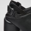 Camper Zapatos De Tacon | Zapatos De Tacon Negros De Piel Para Mujer