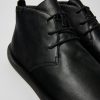 Camper Zapatos De Vestir | Bota Safari De Piel Negra Para Hombre