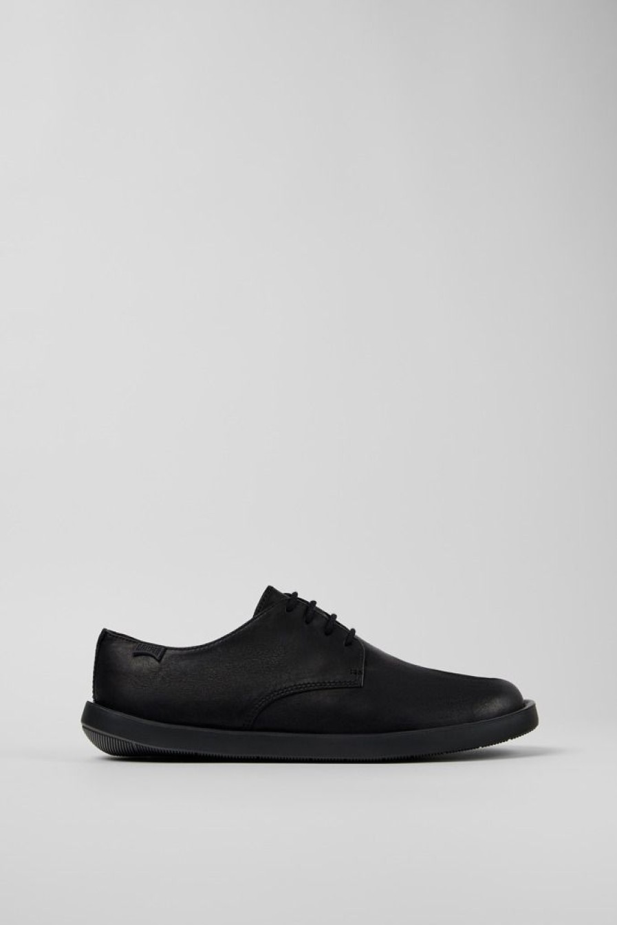 Camper Zapatos De Vestir | Zapato Blucher De Piel Negro Para Hombre