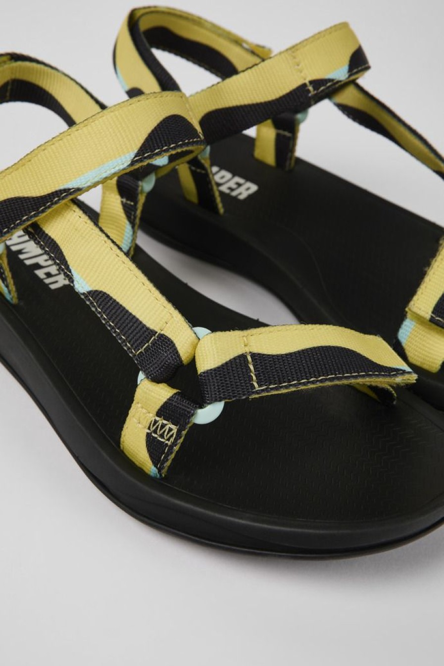 Camper Sandalias | Sandalia De Tejido Multicolor Para Mujer