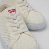 Camper Zapatillas | Zapatos Blancos De Tejido Para Ninos