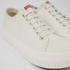 Camper Zapatillas | Zapatilla De Baloncesto De Tejido Blanca Para Hombre