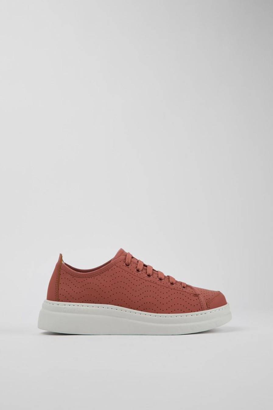 Camper Zapatillas | Sneaker De Piel Roja Para Mujer