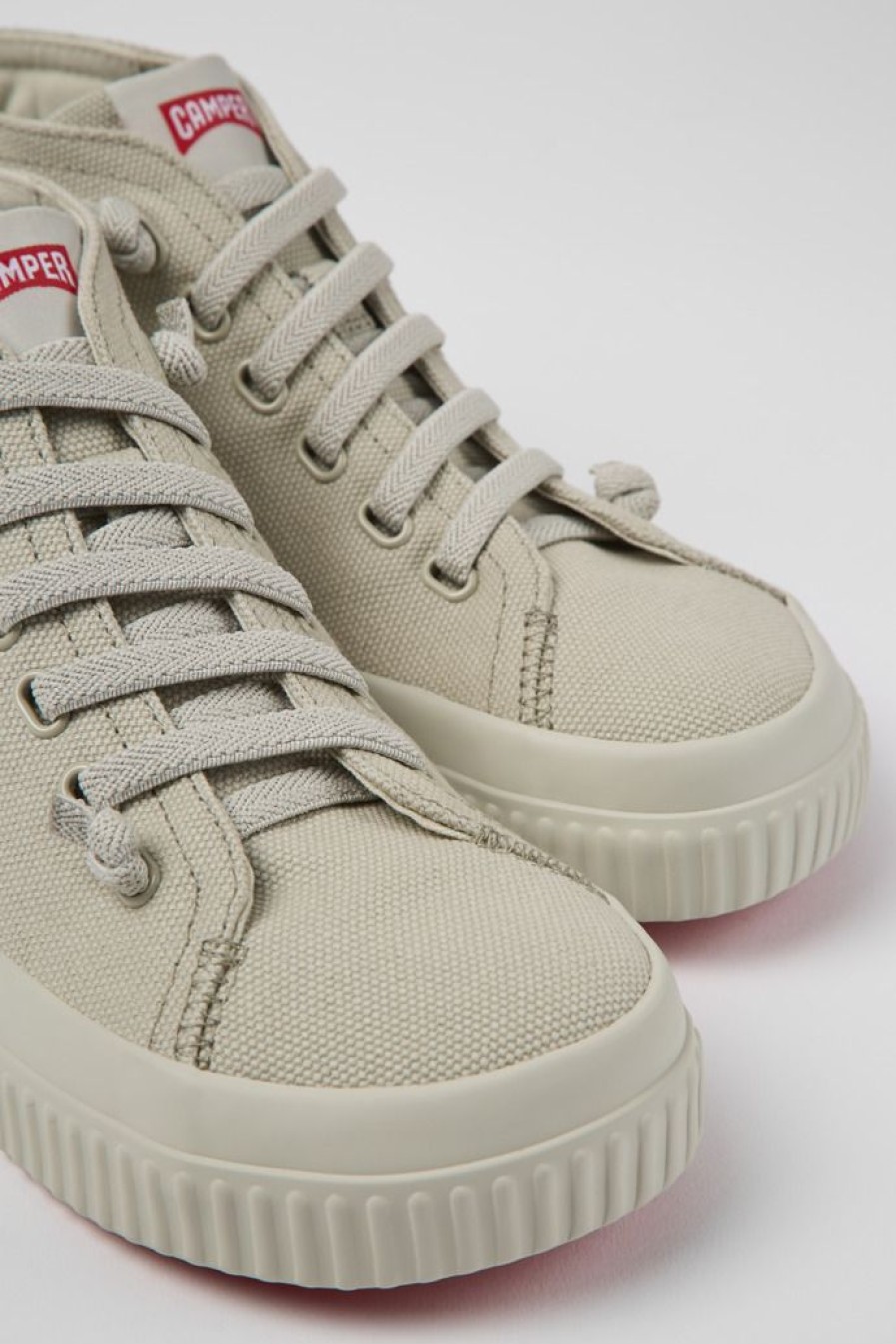 Camper Zapatillas | Sneakers Grises De Algodon Reciclado Para Mujer