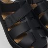 Camper Sandalias | Sandalia De Piel Negra Para Hombre