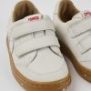 Camper Zapatillas | Sneakers Blancas De Piel Sin Tenir Para Ninos