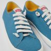 Camper Zapatillas | Sneakers Azules De Tejido Para Mujer