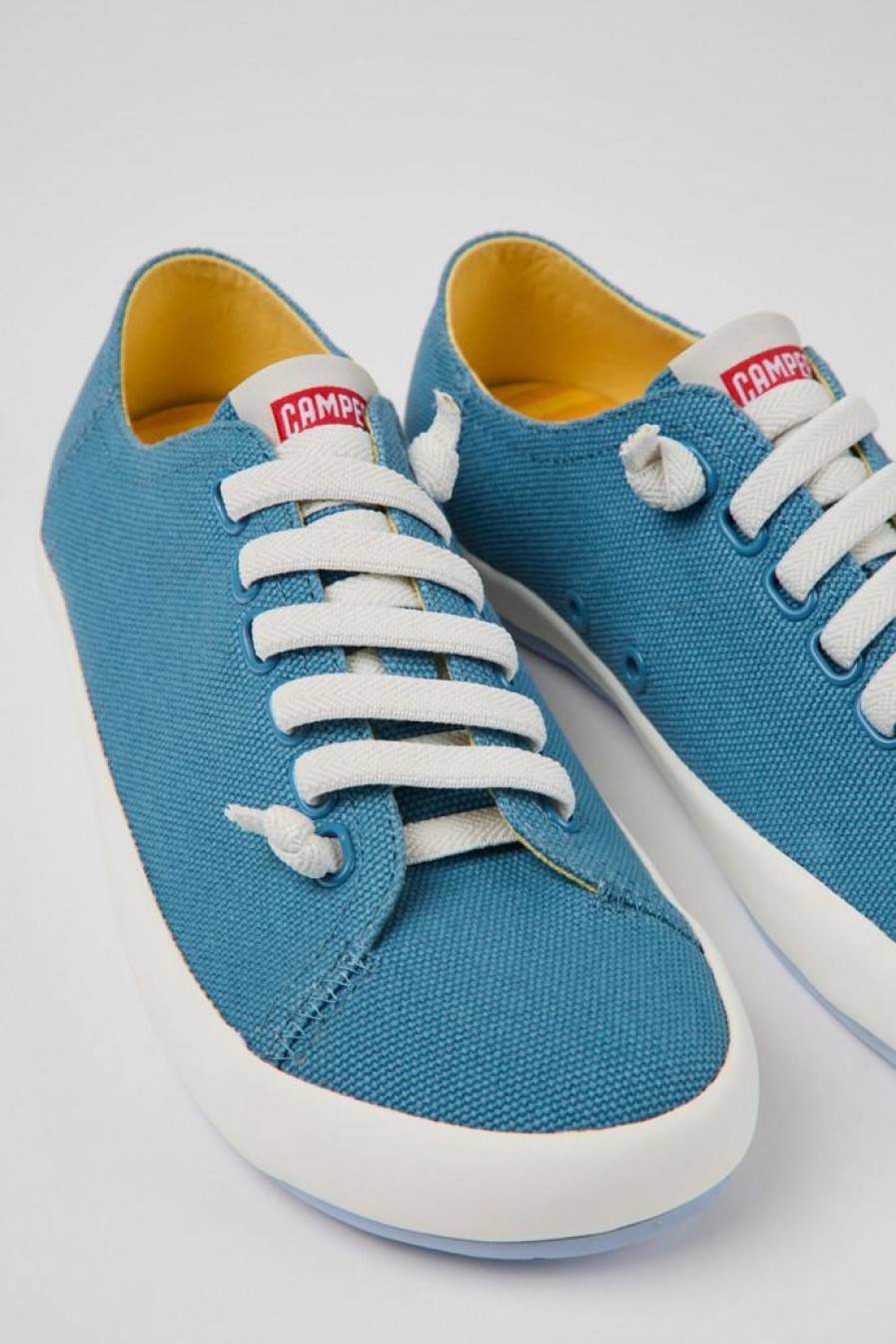 Camper Zapatillas | Sneakers Azules De Tejido Para Mujer