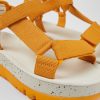 Camper Sandalias | Sandalia De Tejido Naranja Para Mujer