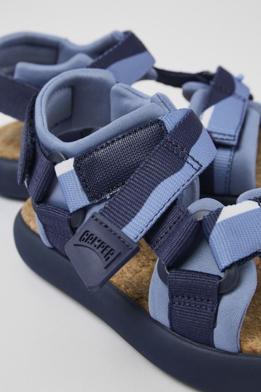 Camper Sandalias | Sandalia De Tejido Azul