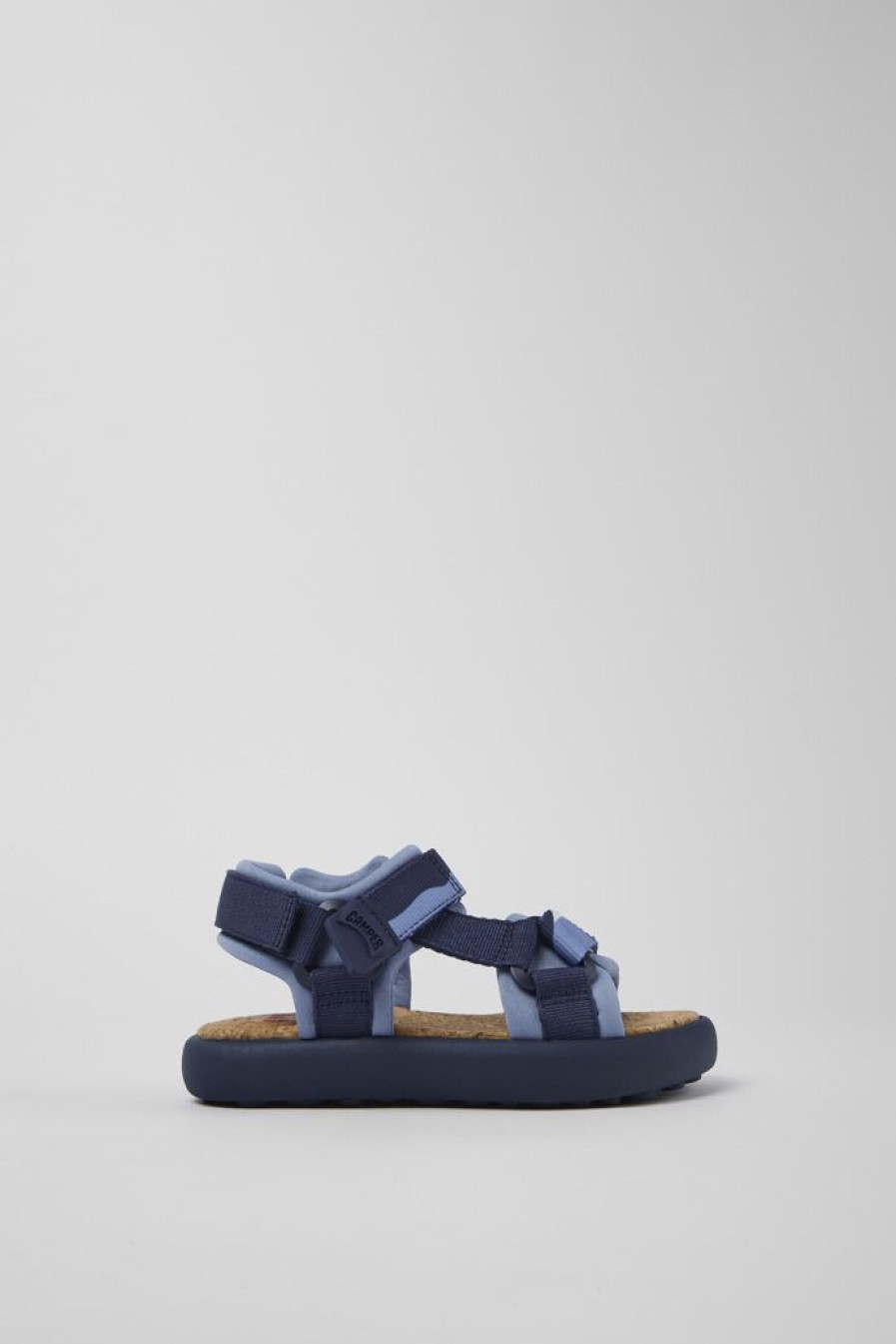 Camper Sandalias | Sandalia De Tejido Azul