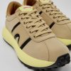 Camper Zapatillas | Sneaker De Tejido Beige Para Mujer