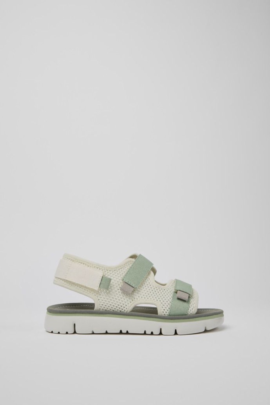 Camper Sandalias | Sandalias Blancas, Verdes Y Grises Para Mujer