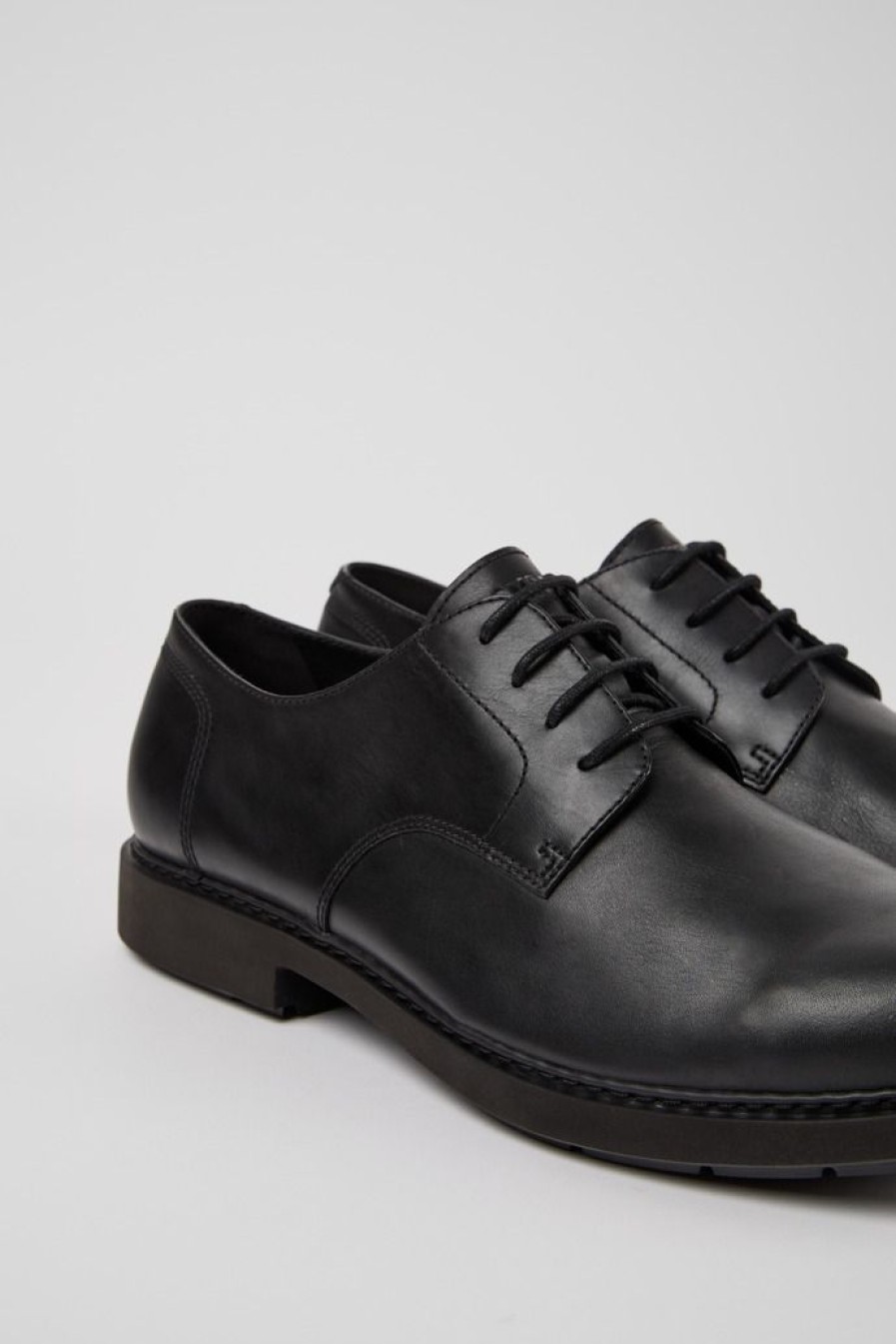 Camper Zapatos De Vestir | Zapato Blucher Clasico Negro