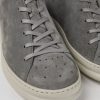 Camper Zapatillas | Sneaker De Nobuk Gris Para Hombre