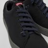 Camper Zapatillas | Sneakers Negras De Tejido Para Hombre