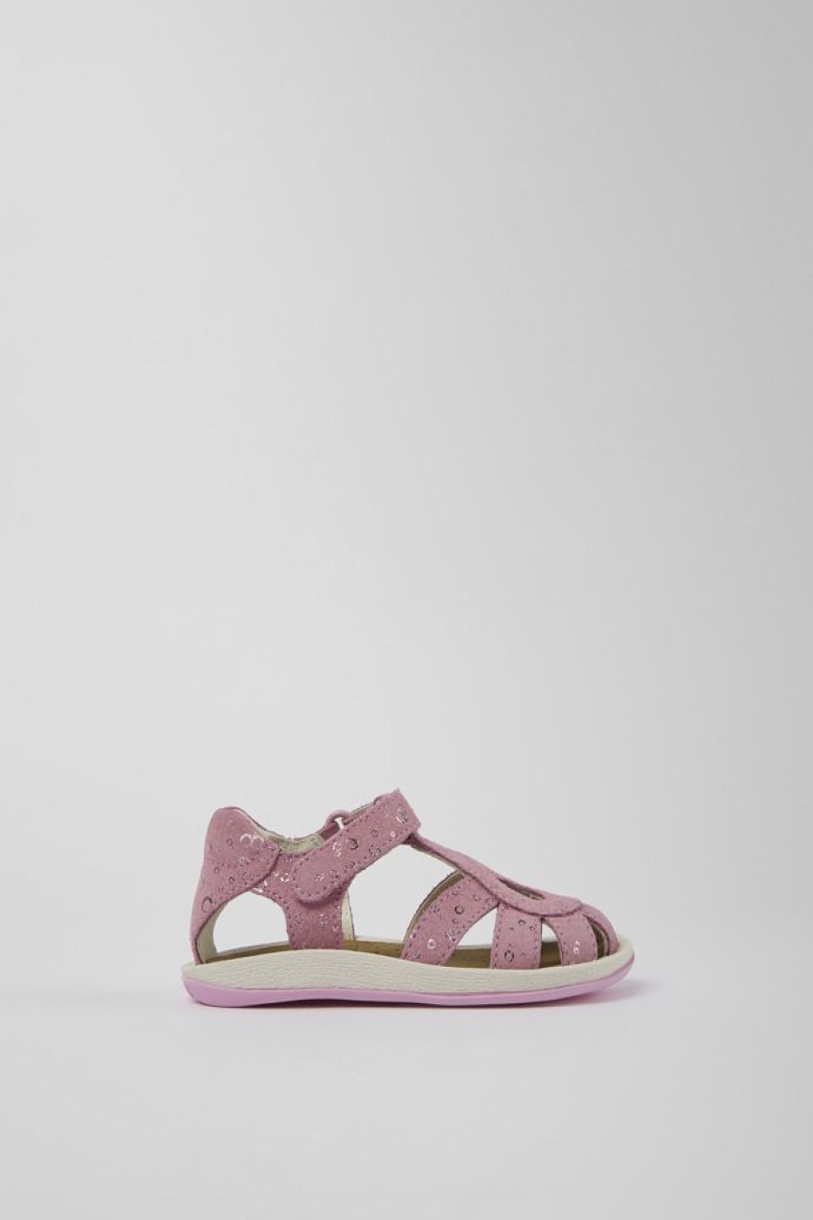 Camper Sandalias | Sandalia De Nobuk Rosa