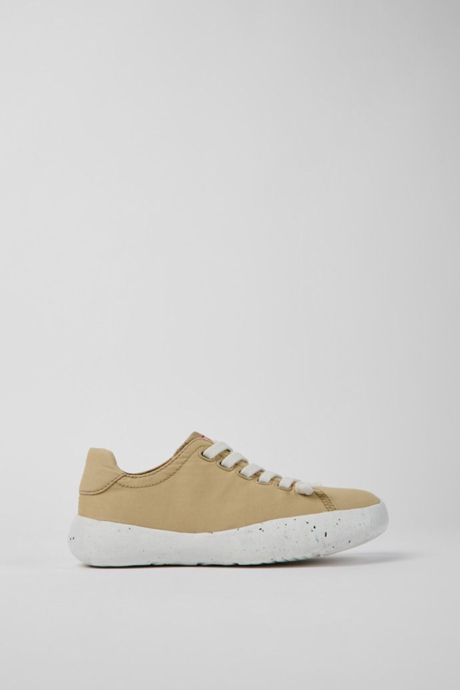 Camper Zapatillas | Sneakers Beige De Tejido Para Mujer