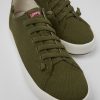 Camper Zapatillas | Sneaker De Tejido Verde Para Hombre