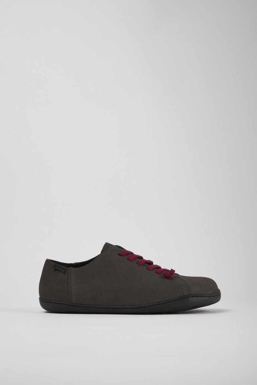 Camper Zapatos Casual | Zapatos Grises De Nobuk Para Hombre