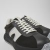 Camper Zapatillas | Sneaker De Tejido Negra Para Hombre