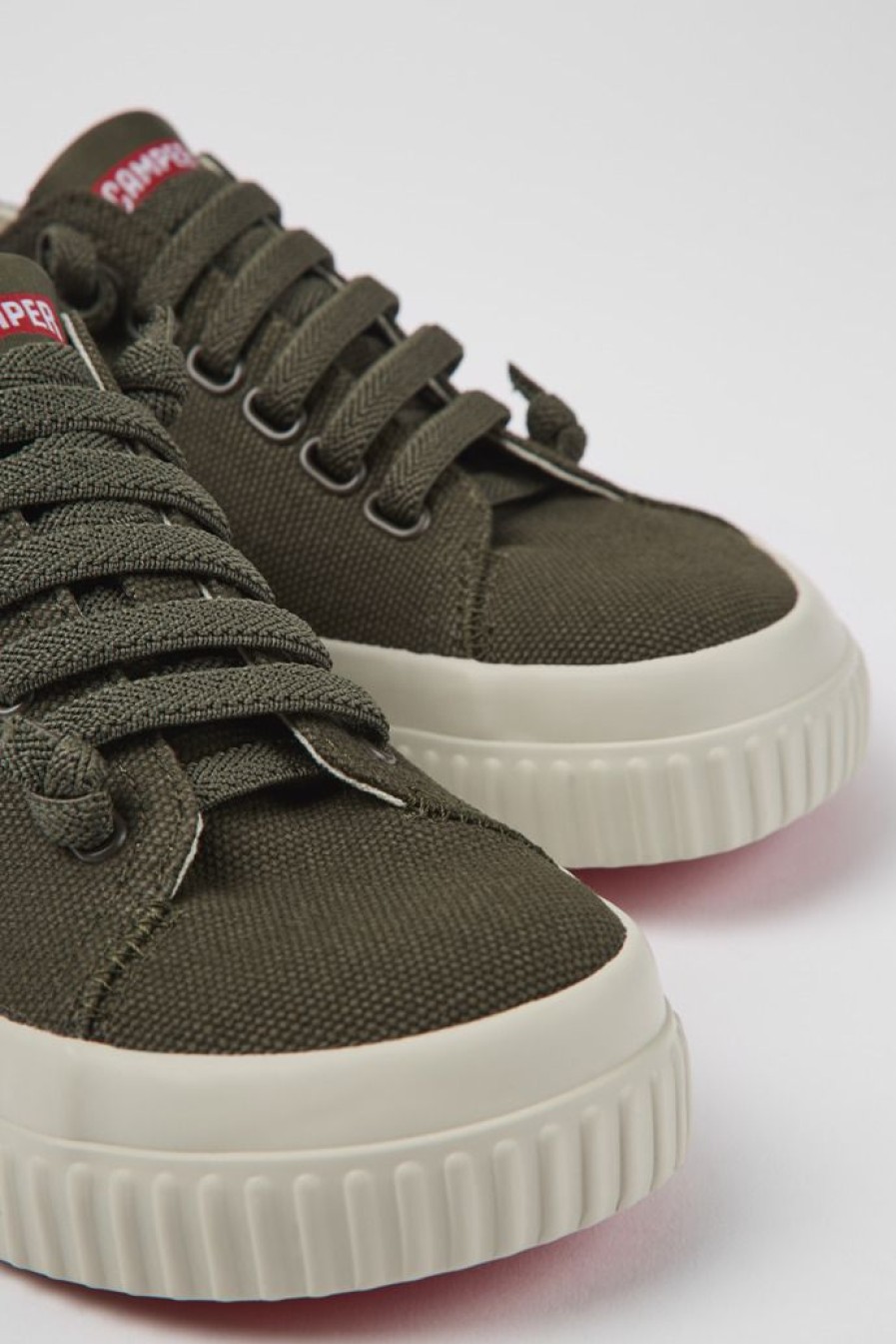 Camper Zapatillas | Sneakers Verdes De Algodon Reciclado Para Mujer