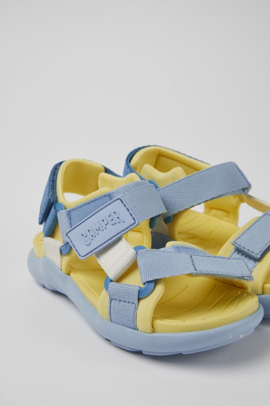 Camper Sandalias | Sandalias Multicolores De Tejido Para Ninos