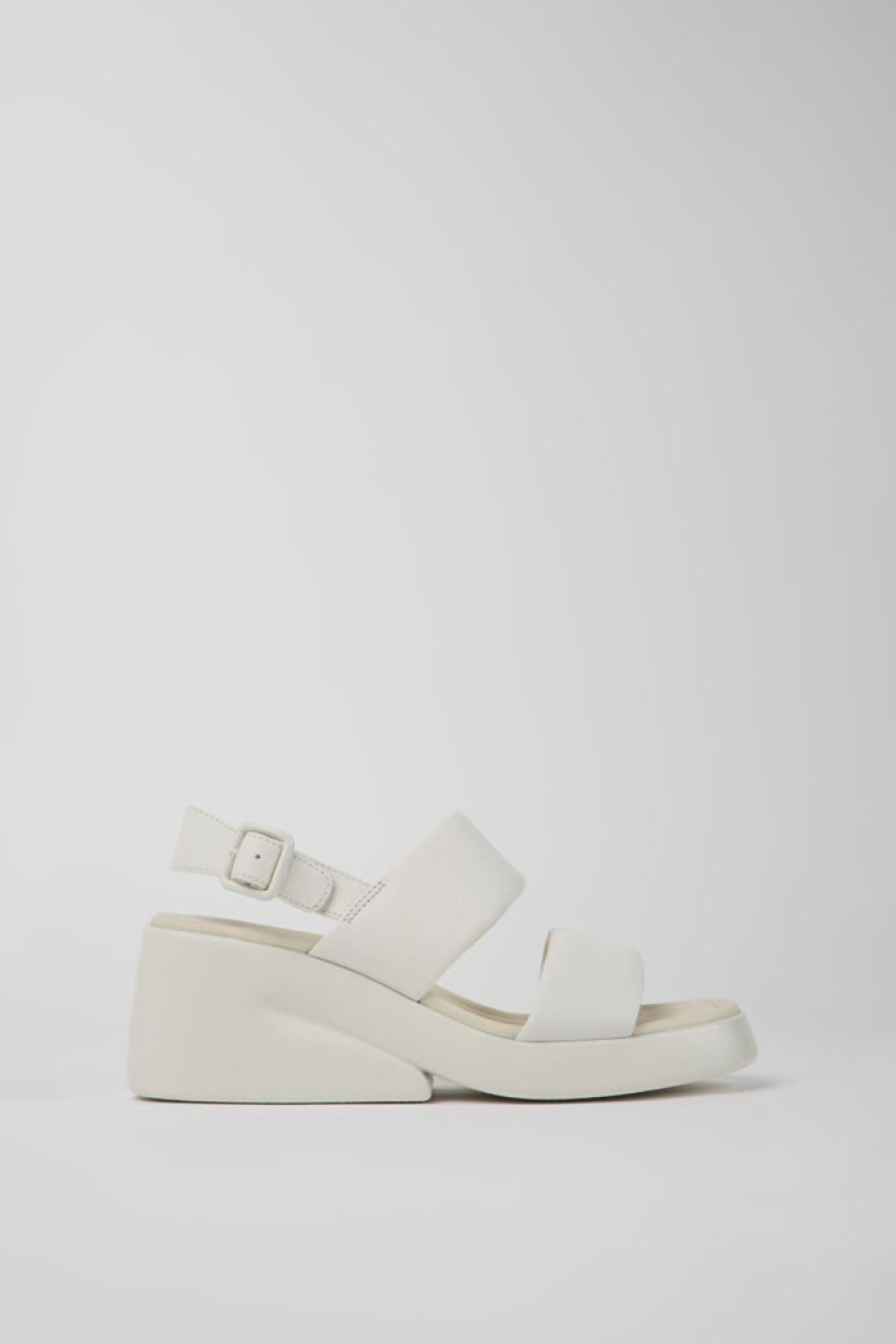 Camper Sandalias | Sandalias De Piel Blancas Para Mujer